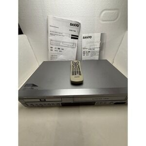 Sanyo DVD VCR Combo Unisex OS Silver DVW-7100 Cinema Progressive 4-Head VHS